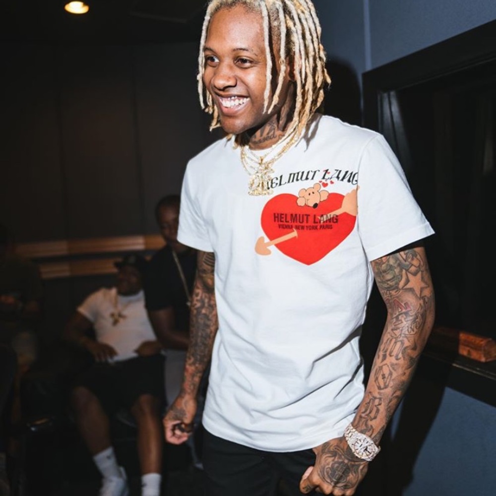 Helmut Lang Heart Print T-Shirt